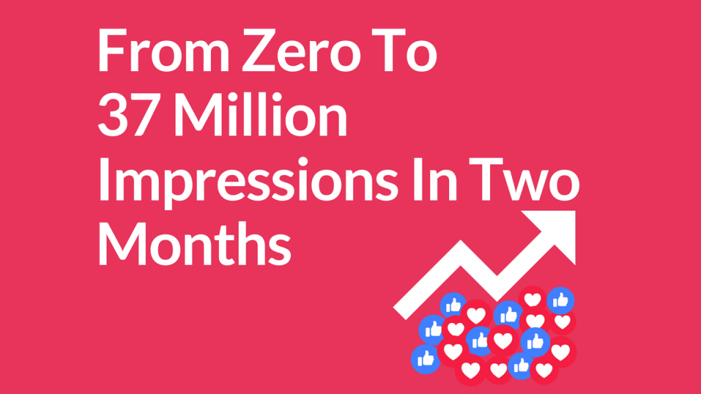 From Zero To 37 Million Impressions In Two Months